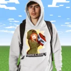 Bluza Hanorac Minecraft Anime