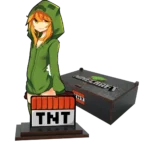 Figurina Minecraft Anime Creeper