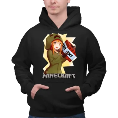 Hanorac Minecraft Anime Creeper Barbati