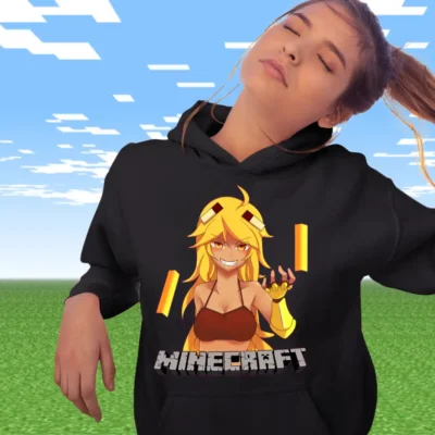 Hanorac Minecraft Anime Femei