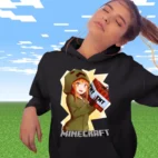 Hanorac Minecraft Anime Femei