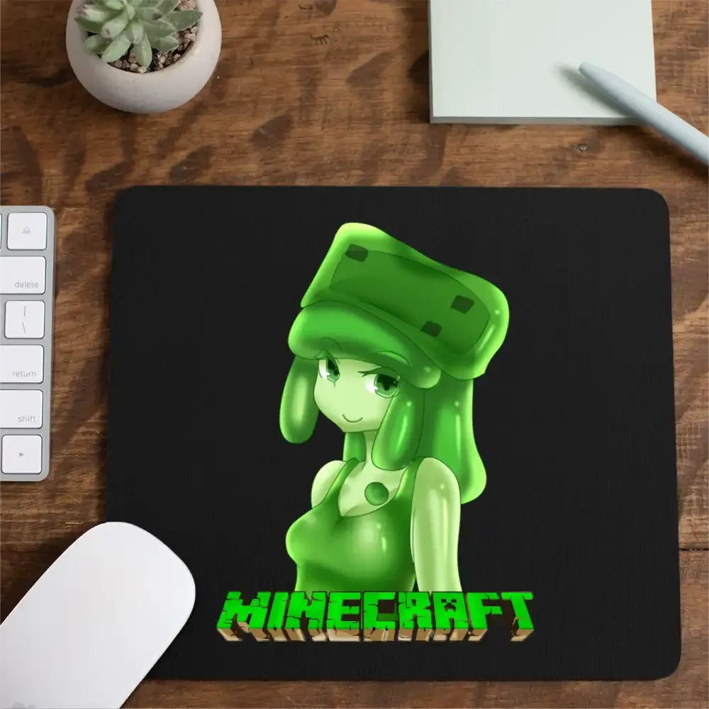 Mousepad negru Minecraft Anime Slime Girl Mousepad negru Minecraft Anime Slime Girl