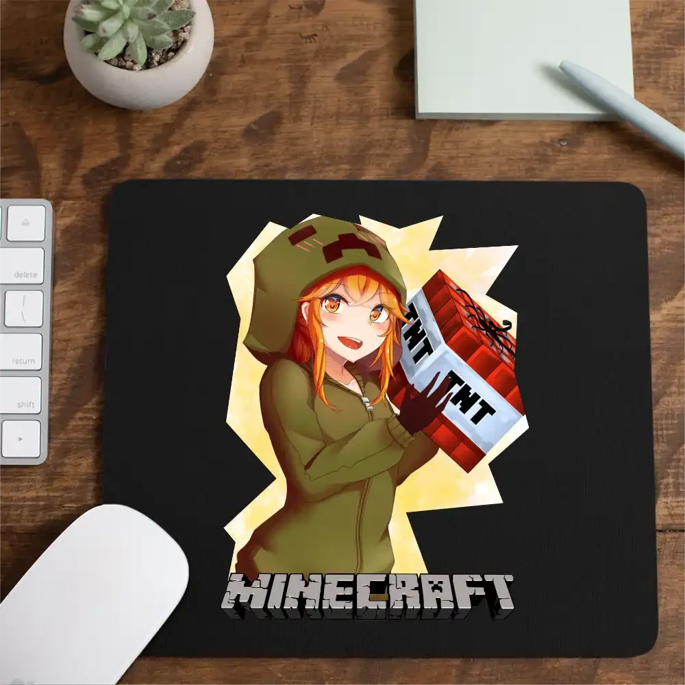 Mousepad negru Minecraft Anime Creeper Mousepad negru Minecraft Anime Creeper
