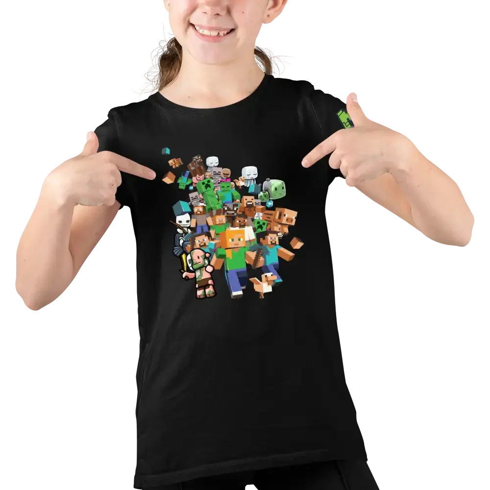 tricou-minecraft-19w2T54 Tricou Minecraft Party Curseforge Fete