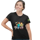 Tricou Minecraft Planet House Femei