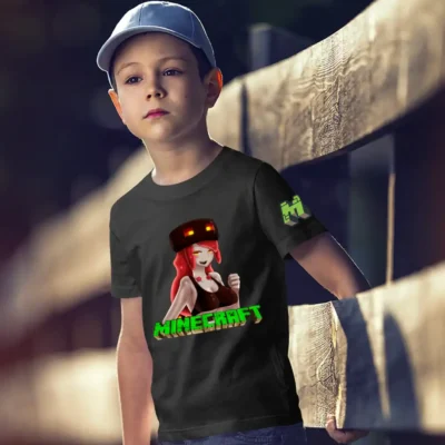 Tricou Minecraft Anime