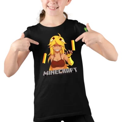 Tricou Minecraft Anime Blaze Fete