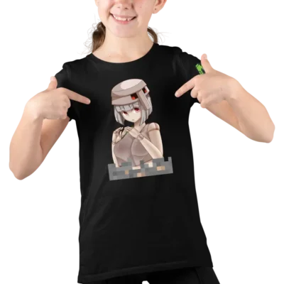 Tricou Minecraft Anime Iron Golem Fete