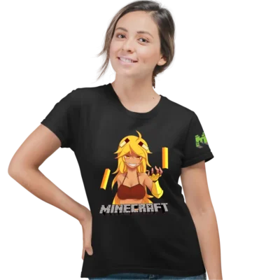 Tricou Minecraft Anime Blaze Femei