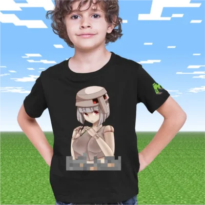 Tricou Minecraft Anime Baieti