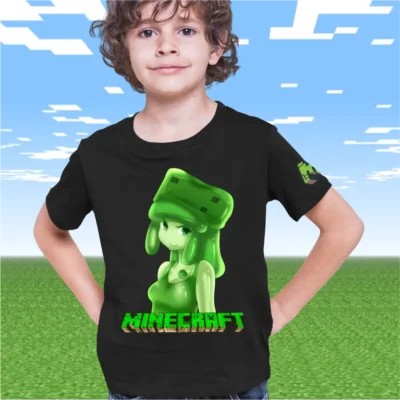 Tricou Minecraft Anime Baieti