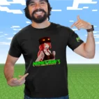 Tricou Minecraft Anime Barbati