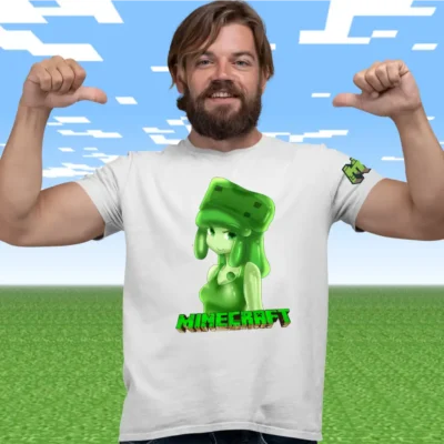 Tricou Minecraft Anime Barbati