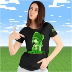 Tricou Minecraft Anime Femei