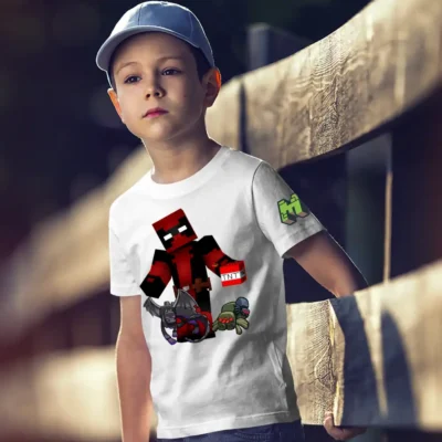 Tricou Minecraft Baieti