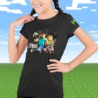 Tricou Minecraft Fete