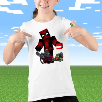 Tricou Minecraft Fete