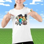 Tricou Minecraft Fete