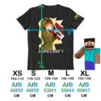 Tricouri Minecraft Anime