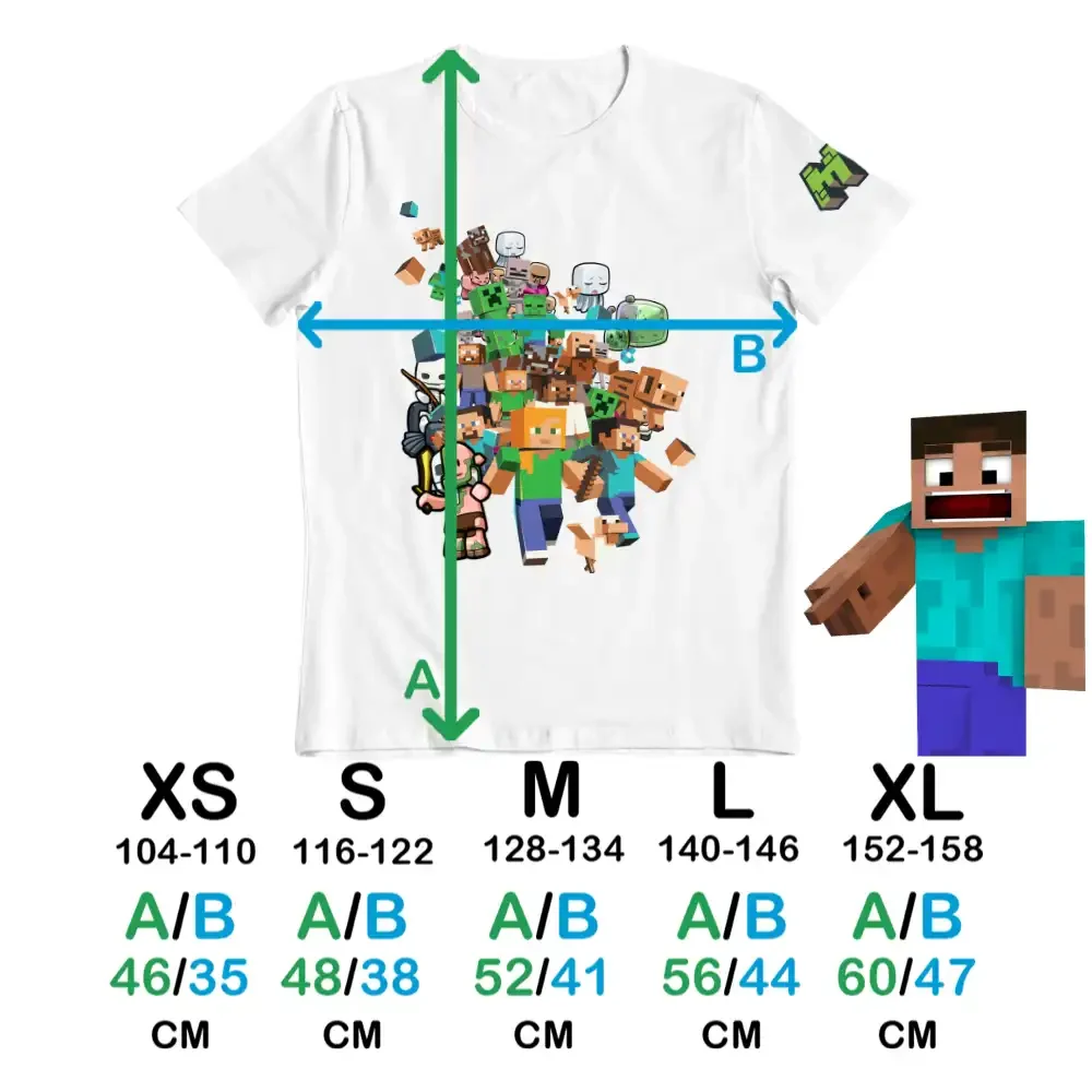 tricouri-minecraft-copii-18w2T54 Tricouri Minecraft Copii