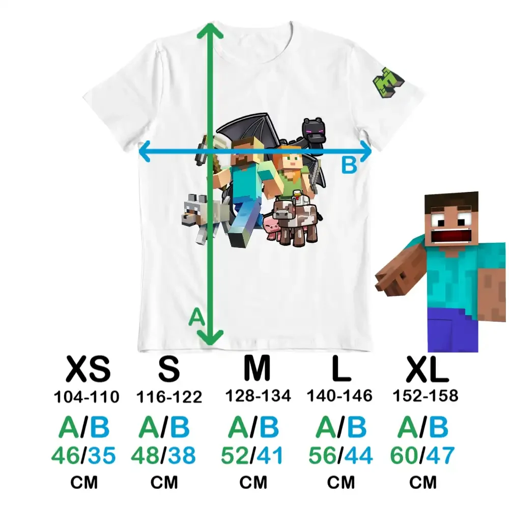 tricouri-minecraft-copii-18w2T55 Tricouri Minecraft Copii