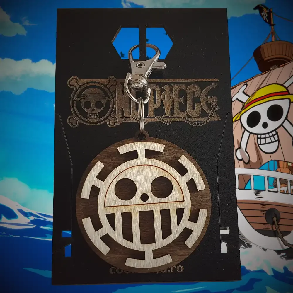 breloc-personalizat-gravat-one-piece-2T69 Breloc Personalizat Gravat One Piece