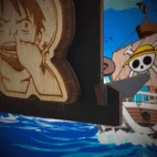 Brelocuri One Piece Luffy deget in nas