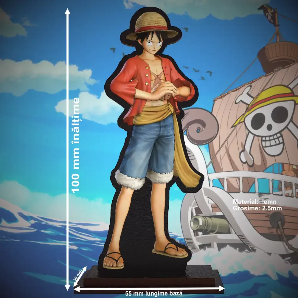 figurina-luffy-2T72 Figurina Luffy Straw Hat
