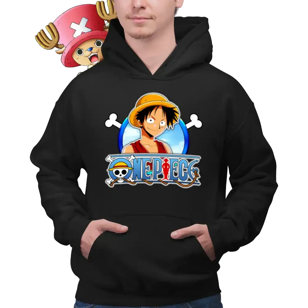 hanorac-one-piece-67w2T79 Hanorac One Piece Luffy Barbati