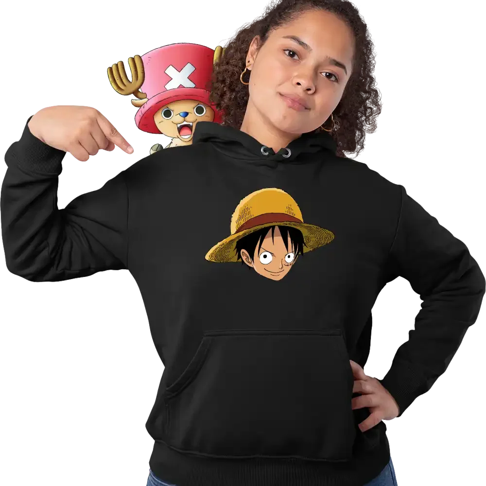 hanorac-one-piece-75w2T81 Hanorac One Piece Luffy Hat Femei