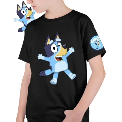 Tricou Bluey Happy Baieti