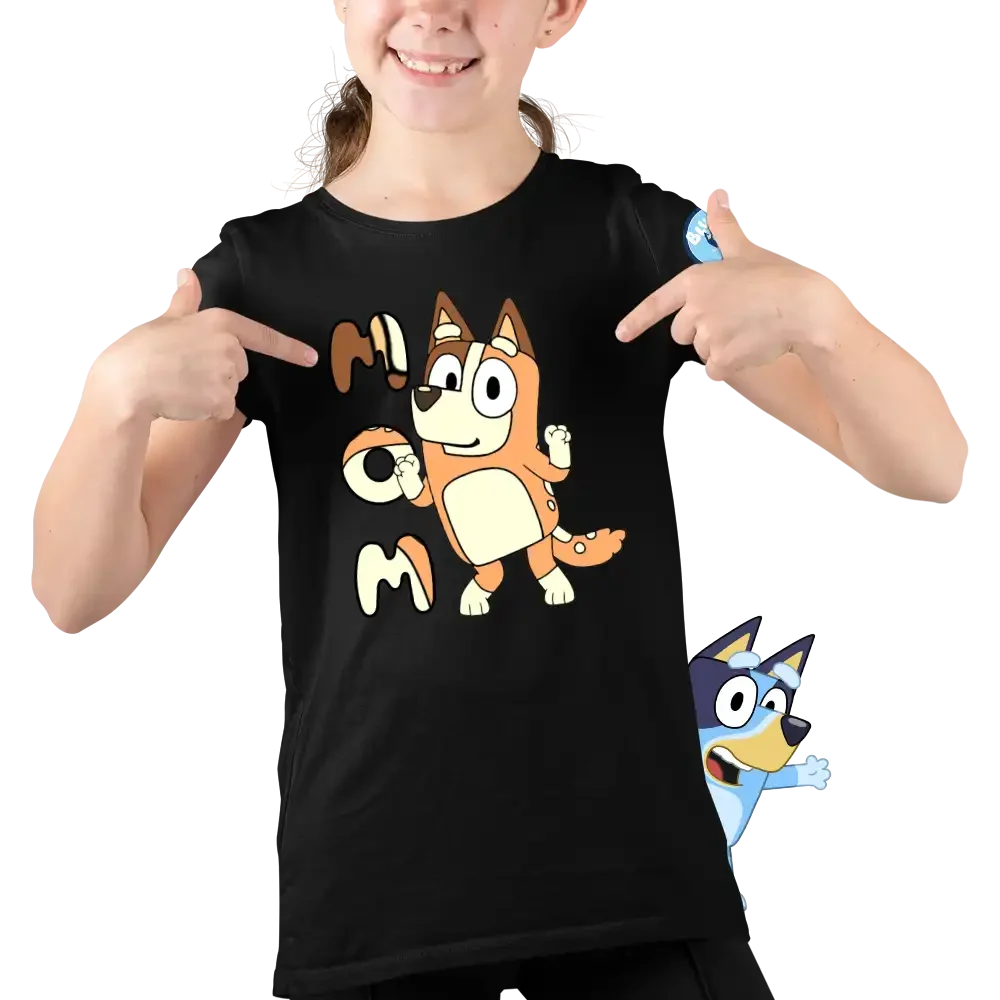 Tricou Bluey Mom Fete