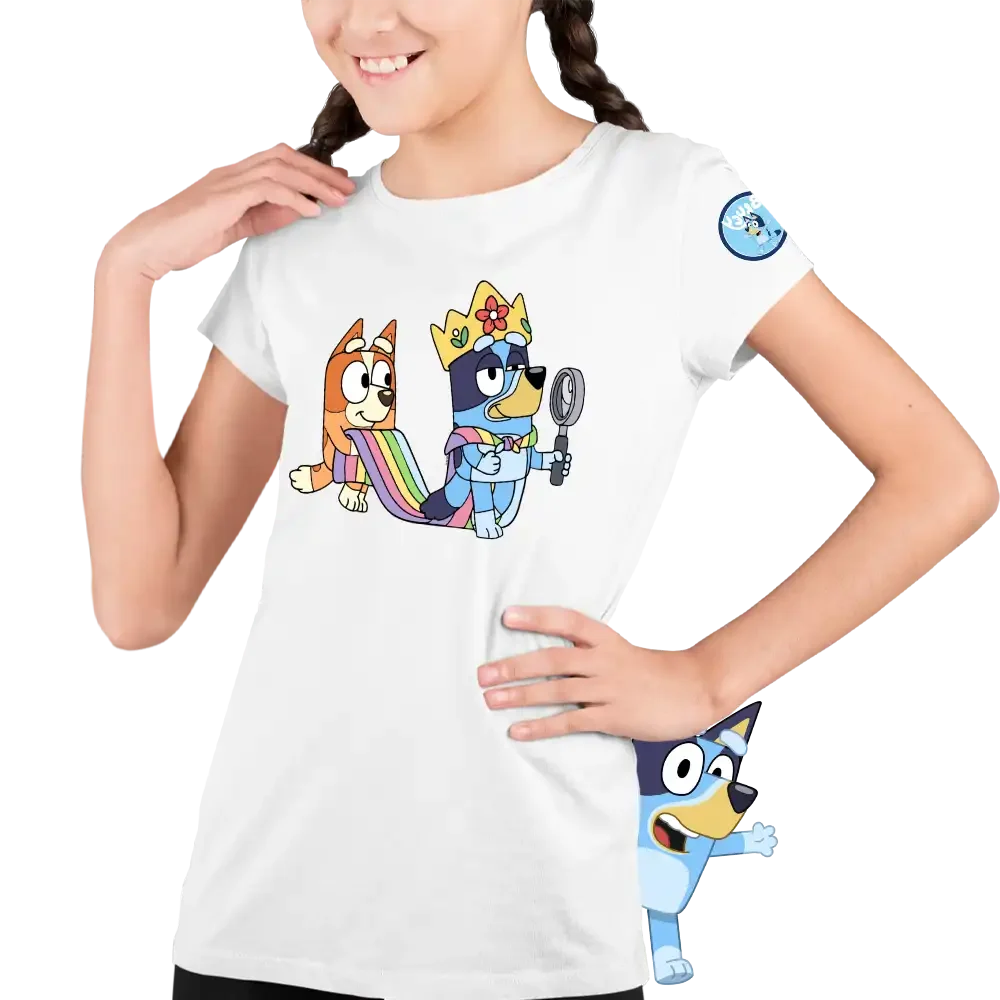 tricou-bluey-23w2T100 Tricou Bluey