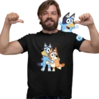 Tricou Bluey Bingo Hugging Barbati