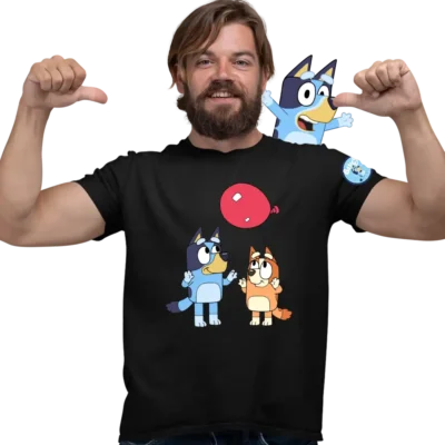 Tricou Bluey Bingo Baloon Barbati