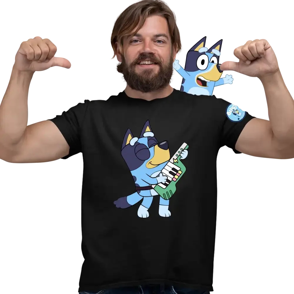 tricou-bluey-27w2T105 Tricou Bluey Keytar Barbati