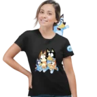 Tricou Bluey Family Femei