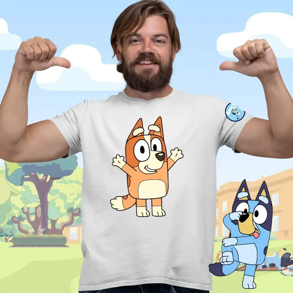 tricou-bluey-barbati-32w2T97 Tricou Bluey Barbati