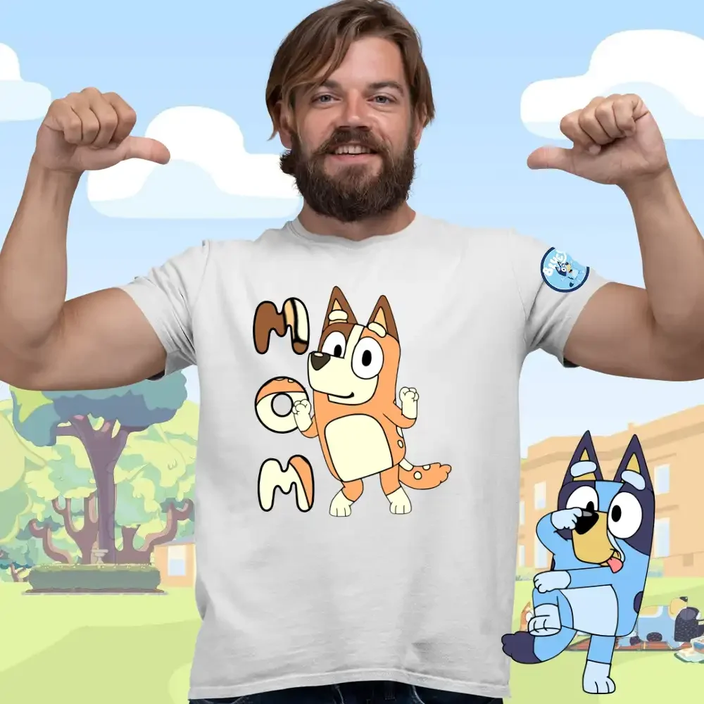 tricou-bluey-barbati-32w2T98 Tricou Bluey Barbati