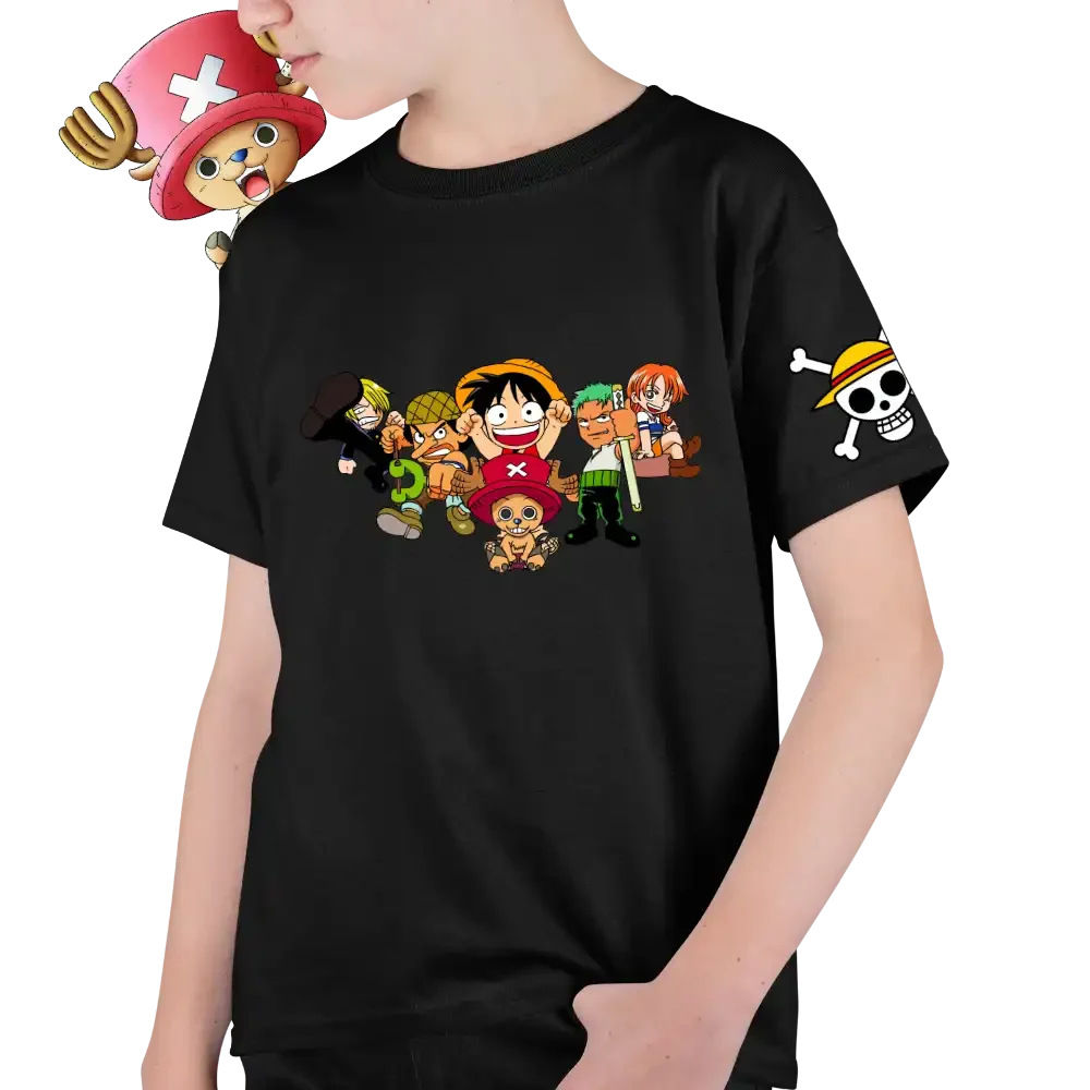 Tricou One Piece Pirate Crew Baieti