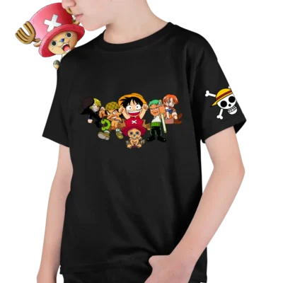 Tricou One Piece Pirate Crew Baieti