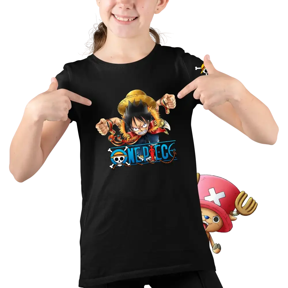 Tricou One Piece Luffy Attack Fete