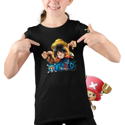 Tricou One Piece Luffy Attack Fete