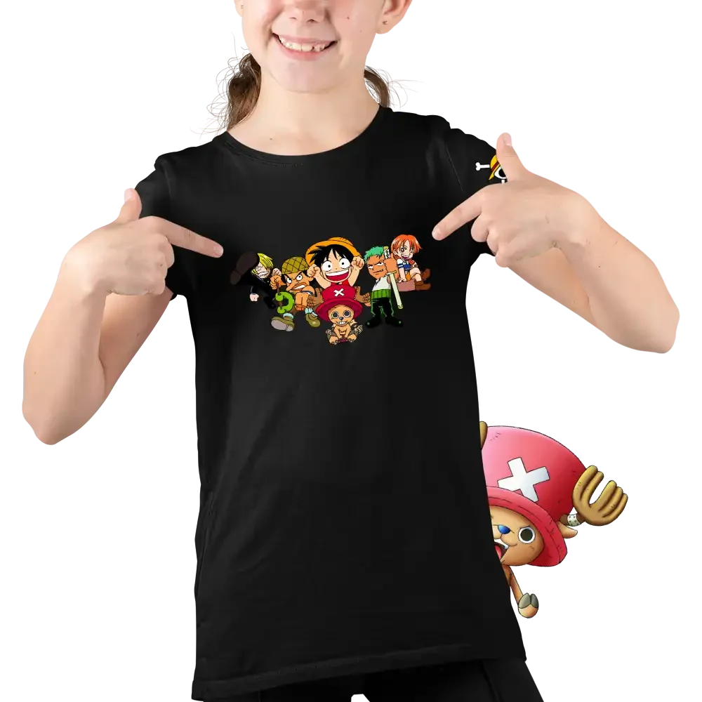 Tricou One Piece Pirate Crew Fete