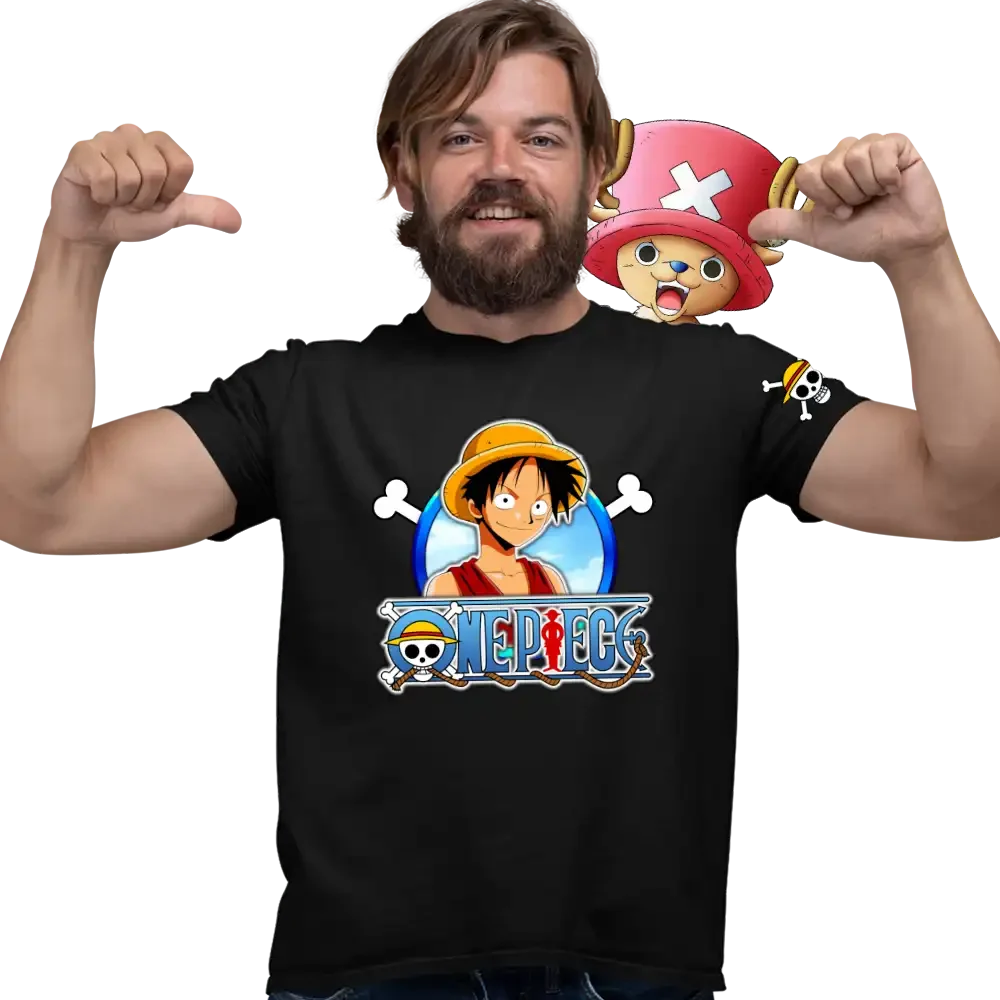 tricou-one-piece-27w2T79 Tricou One Piece Luffy Barbati