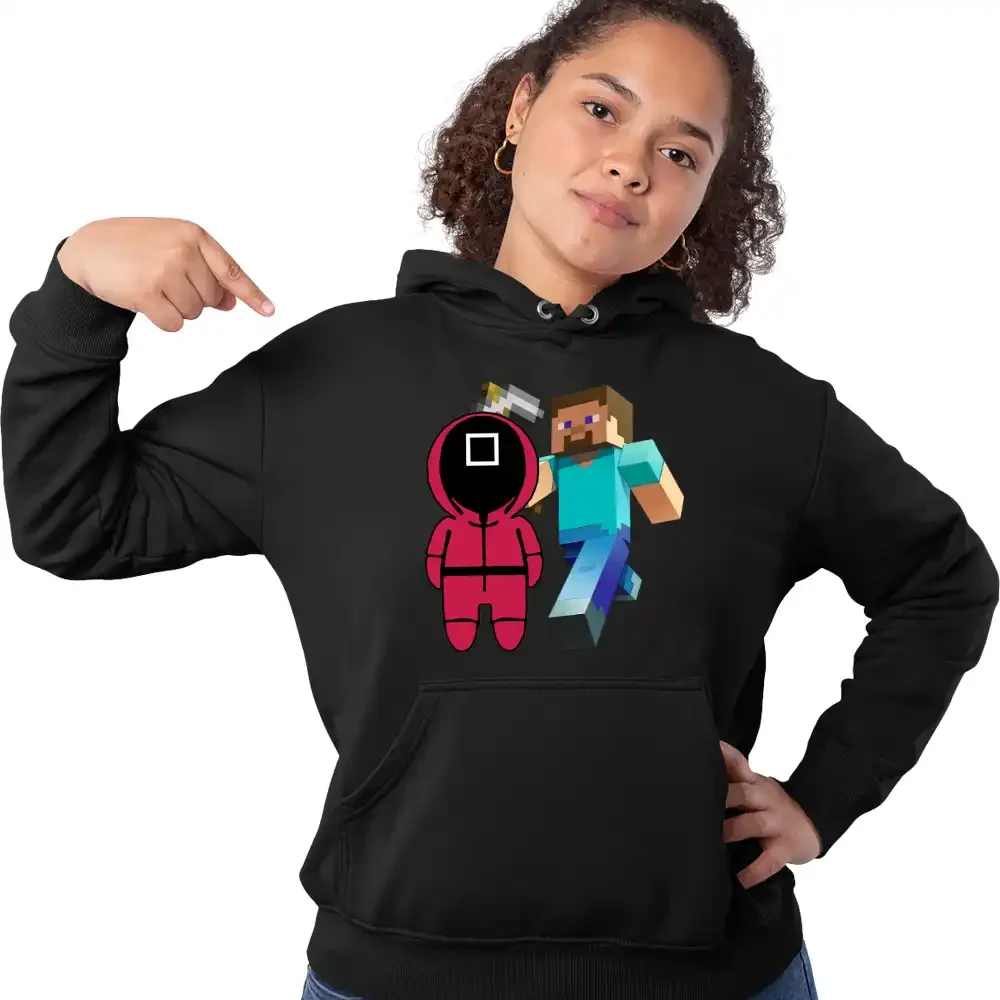 hanorac-squid-game-75w2T145 Hanorac Squid Game Minecraft Femei