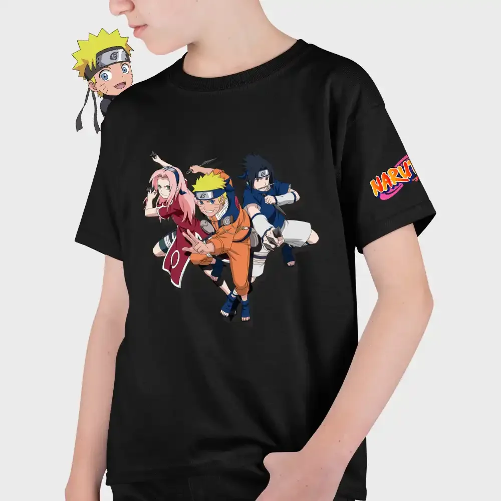 tricou-naruto-11w2T131 Tricou Naruto Sakura Sasuke Baieti