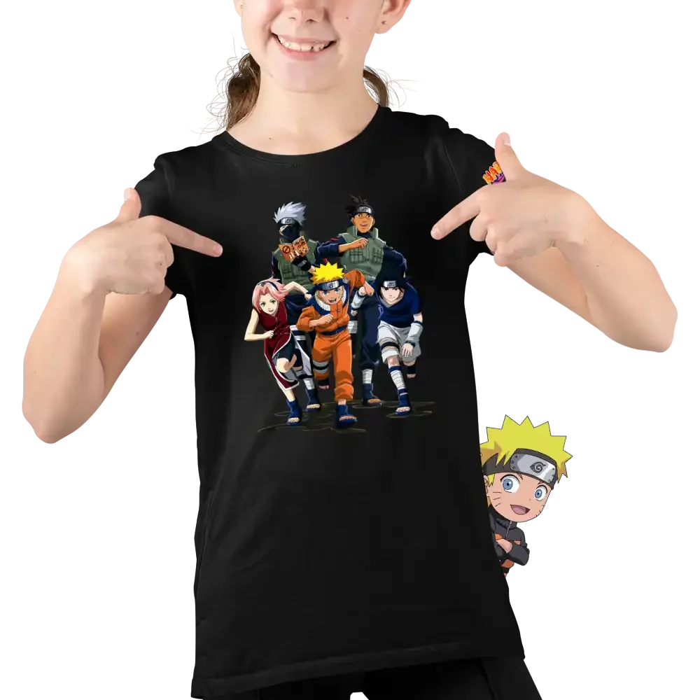 Tricou Naruto Team Fete