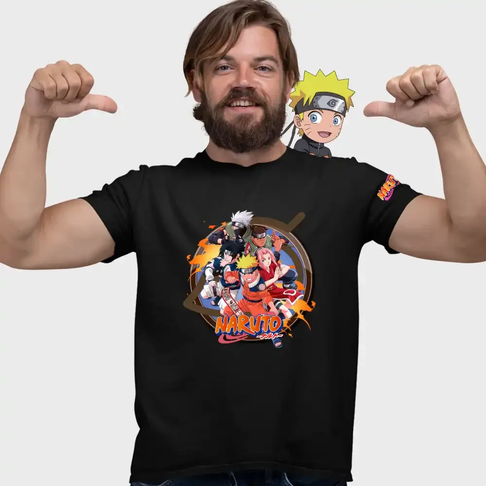 tricou-naruto-27w2T133 Tricou Naruto All Gang Barbati