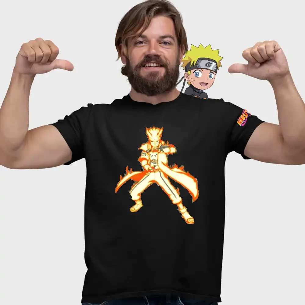 tricou-naruto-27w2T135 Tricou Naruto Shippuden Fire Barbati